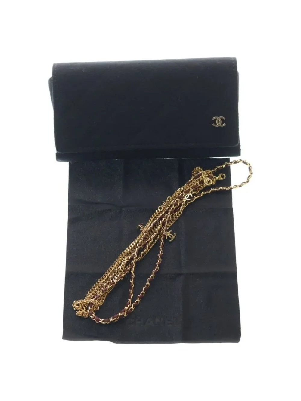 Chanel CC Logo Chain Sunglasses Wine Red 54 17 Gold Eyewear